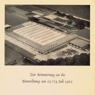 Bird's eye view of the company building in Schierstein